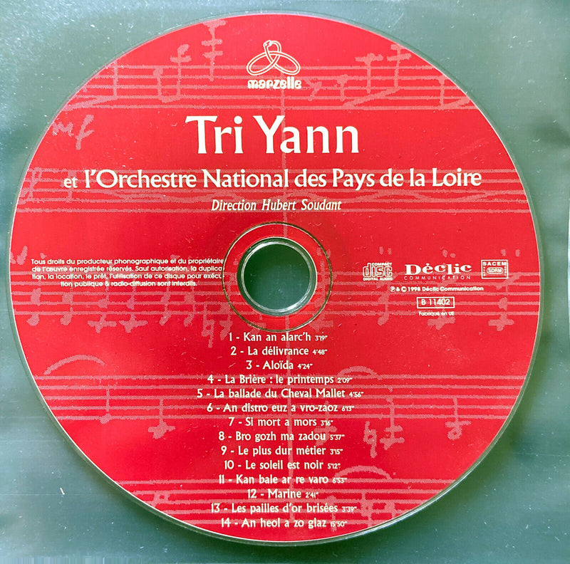 Tri Yann, Orchestre National Des Pays De La Loire ‎CD La Tradition Symphonique