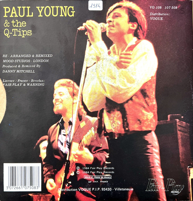 Paul Young & The Q Tips 7" Love Hurts