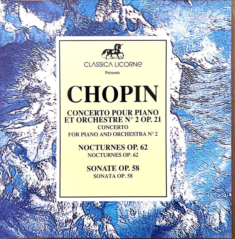 Frédéric Chopin CD Concerto Pour Piano Et Orchestre n°2 OP. 21