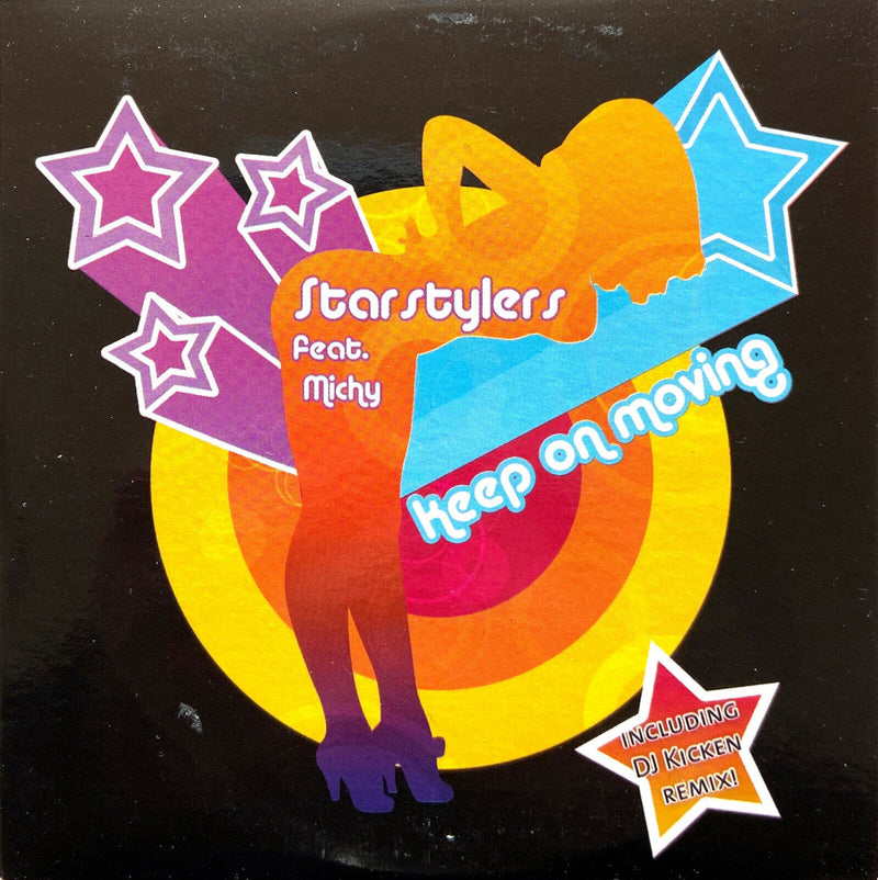 Starstylers Feat. Michy Maxi CD Keep On Moving - Holland (VG+/VG+)