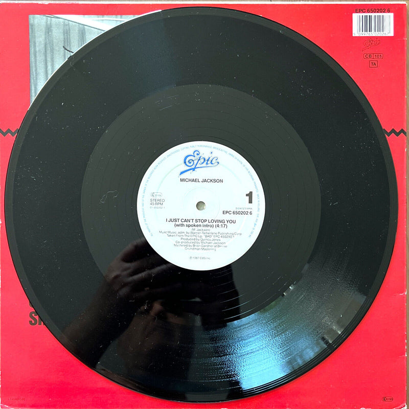 Michael Jackson 12" I Just Can't Stop Loving You - Europe