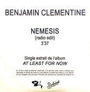 Benjamin Clementine ‎CD Single Nemesis - Promo - France (M/M)