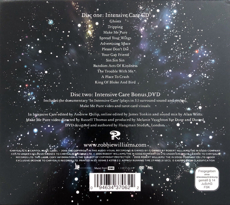 Robbie Williams ‎CD+DVD Intensive Care - Special Edition - Europe (M/M)