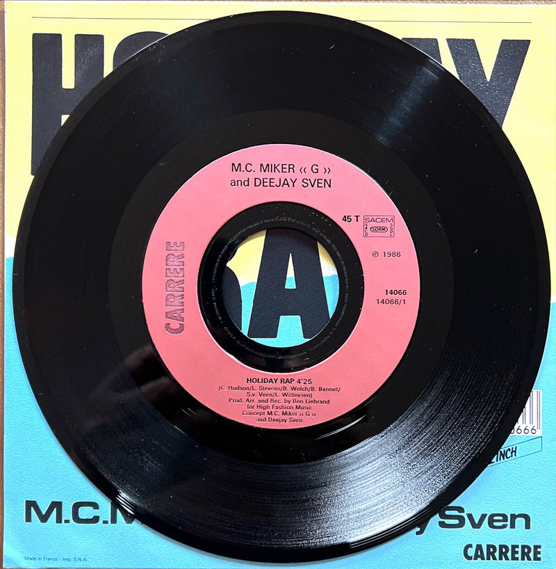 M.C.Miker"G" And Deejay Sven 7" Holiday Rap - France
