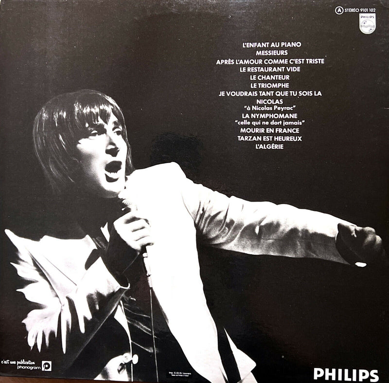 Serge Lama LP L'enfant Au Piano