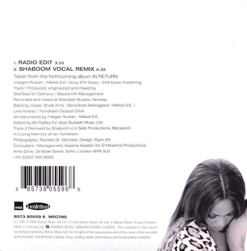 Shola Ama CD Single Still Believe - Europe (EX+/EX+)