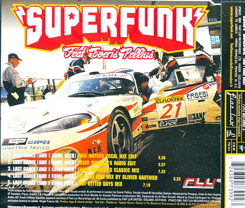 Superfunk Feat. Everis Pellius Maxi CD Last Dance (And I Come Over)