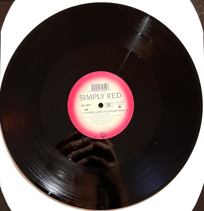 Simply Red 12" It's Only Love (Valentine Mix)