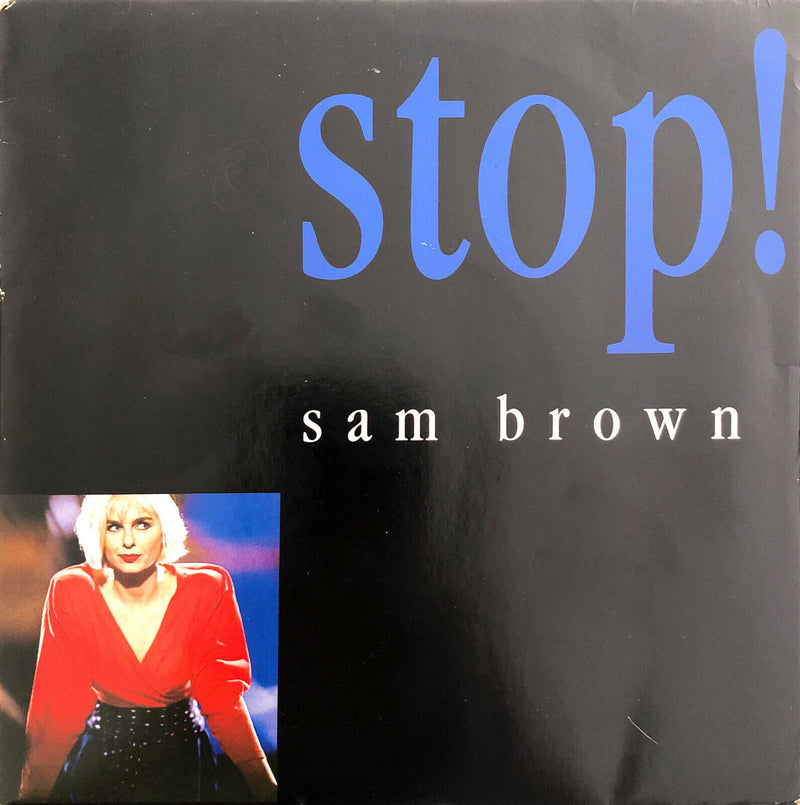 Sam Brown ‎7" Stop! - Europe (VG+/EX)