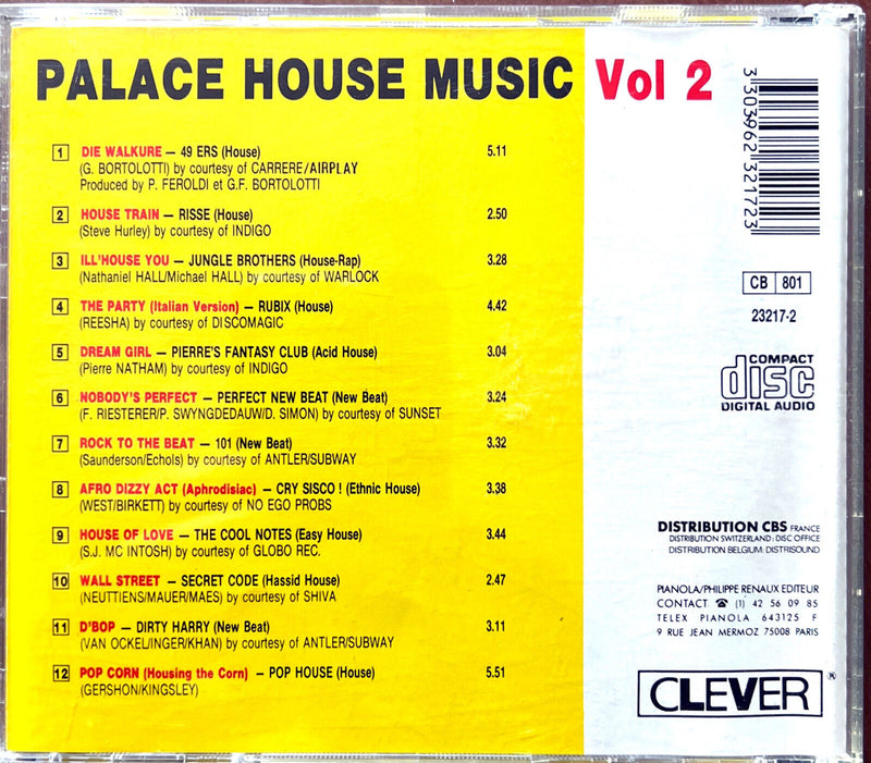 Various CD Palace House Music Vol 2