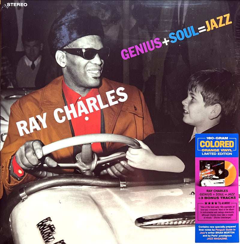 Ray Charles LP Genius + Soul = Jazz - Orange vinyl