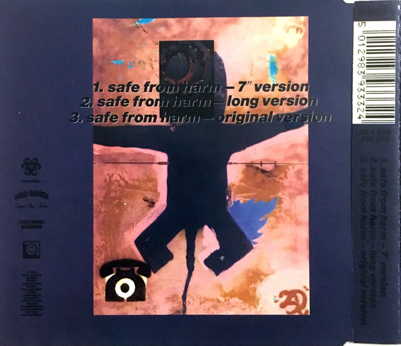 Massive Attack ‎Maxi CD Safe From Harm - Europe (EX+/EX)