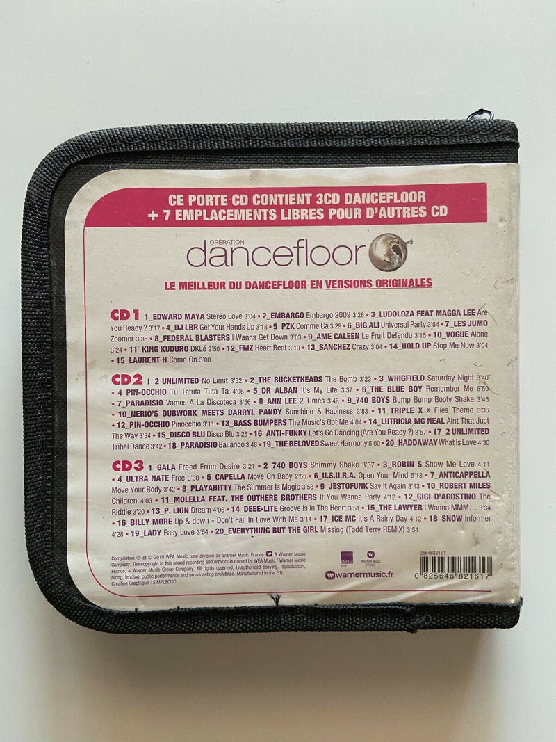Opération Dancefloor 3xCD Opération Dancefloor + Porte CD - France (VG+/M)
