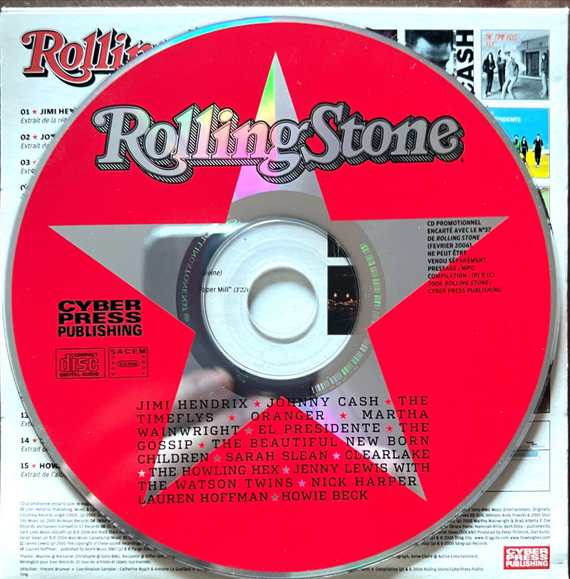 Various CD Rolling Stone Sampler N°37 - Promo