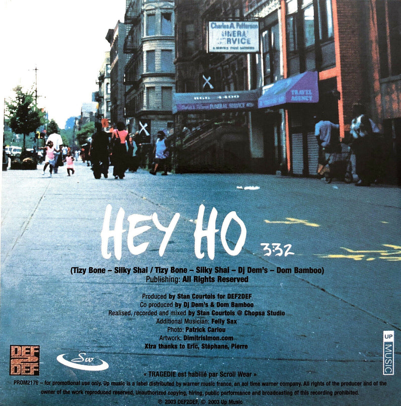 Tragedie CD Single Hey Oh - Promo - France (EX+/M)