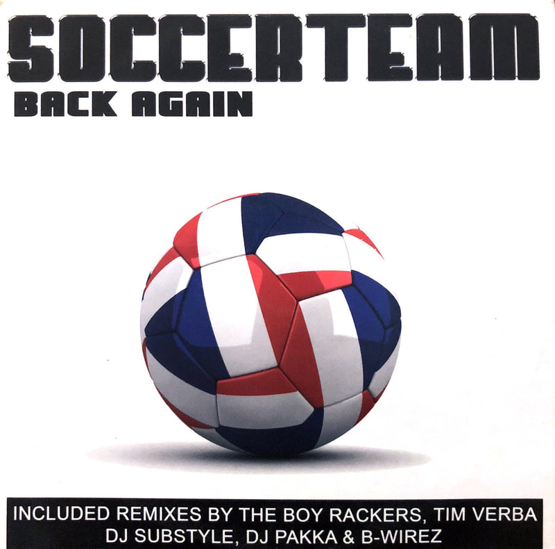 Soccerteam ‎CD Single Back Again - Promo - France (EX/EX+)