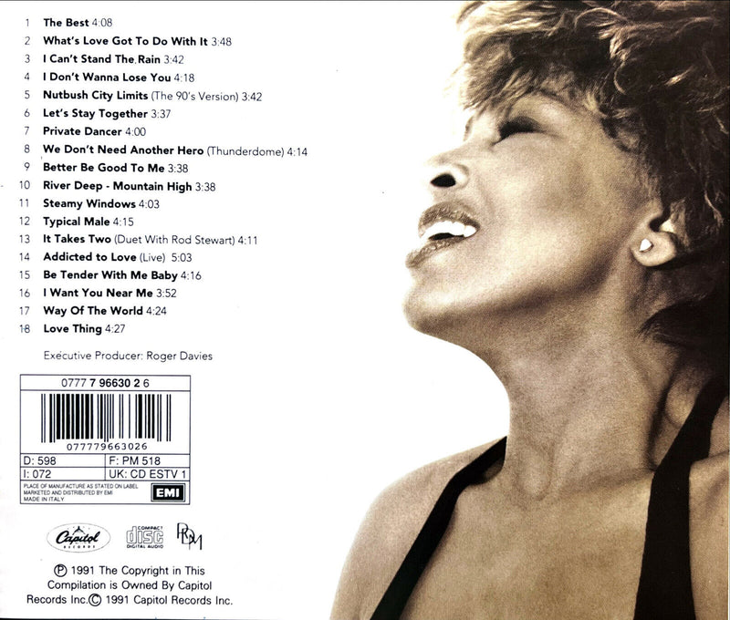 "Tina Turner - Simply The Best | CD des plus grands hits"