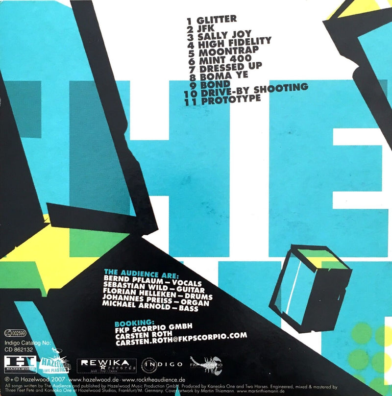 The Audience CD Celluloid - Promo - Europe (VG+/EX+)