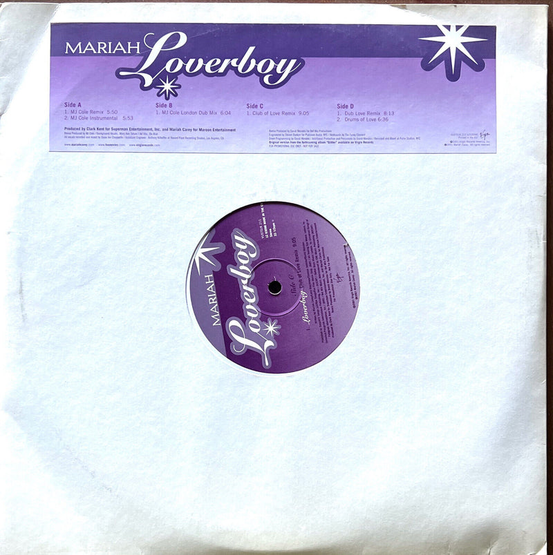 Mariah 2x12" Loverboy - Promo