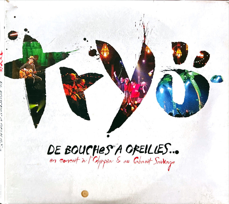 Tryo 2xCD De Bouches A Oreilles... (En Concert A L'Olympia & Au Cabaret Sauvage)