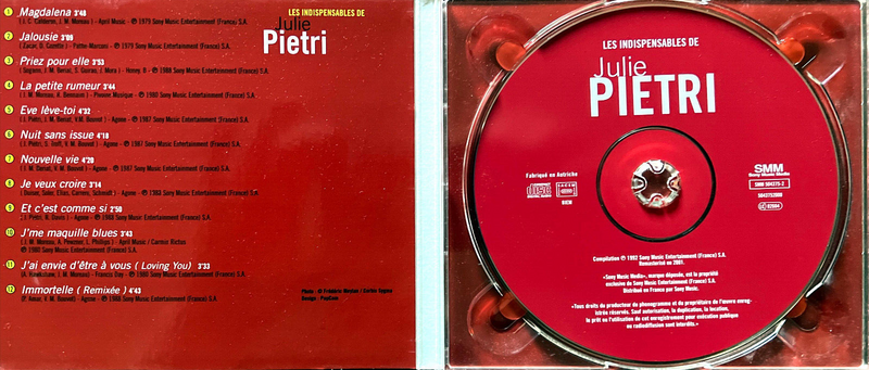 Julie Pietri CD Les Indispensables De Julie Pietri