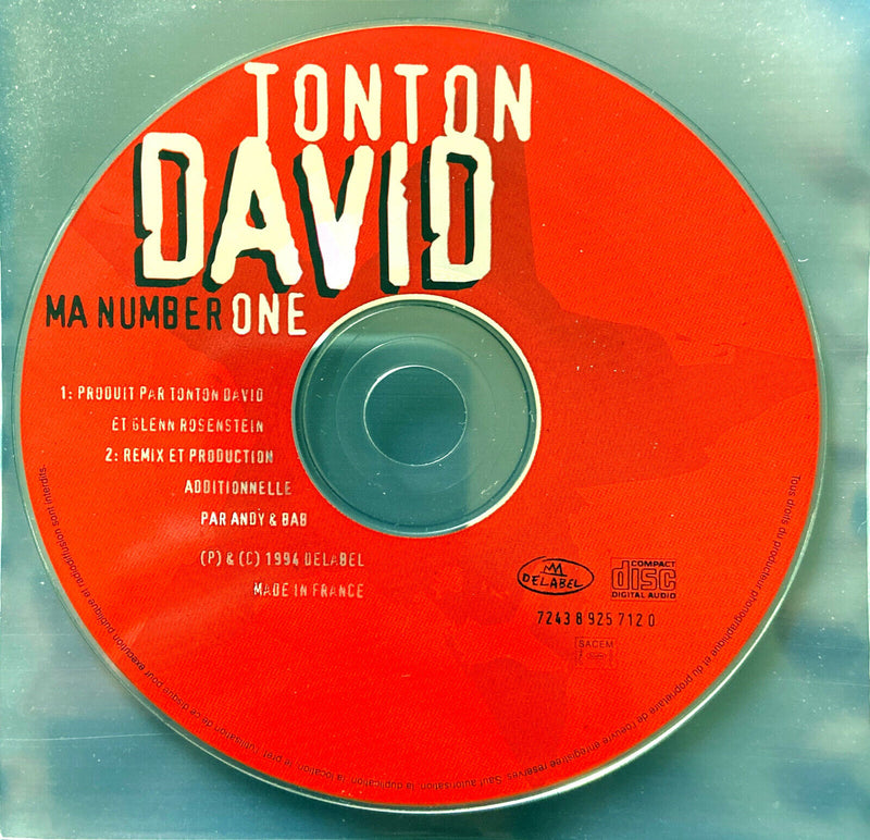 Tonton David CD Single Ma Number One - France (VG+/EX+)