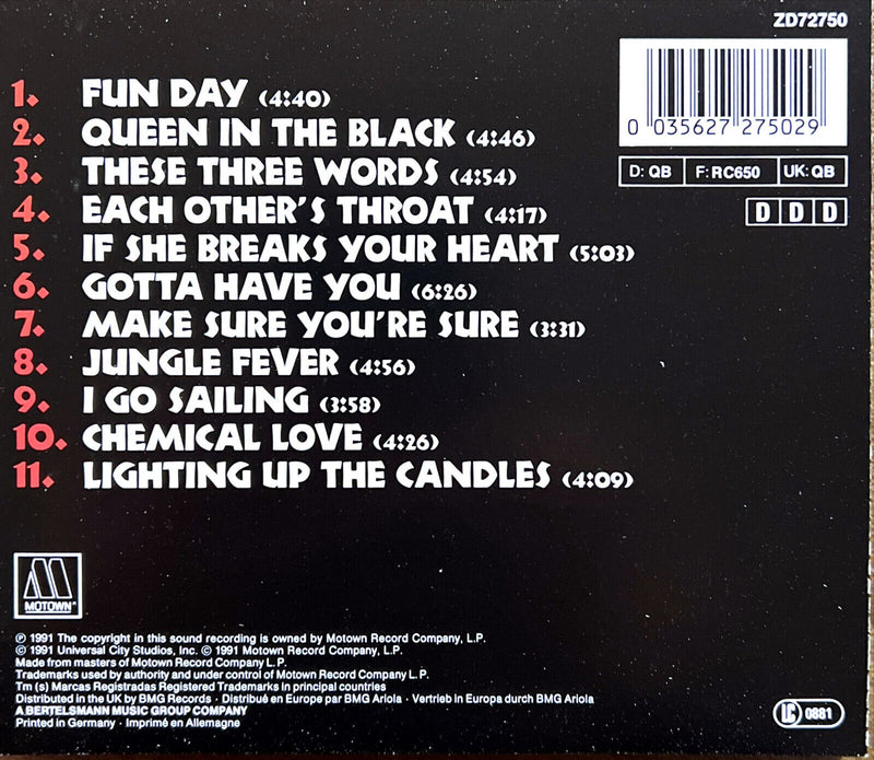 Stevie Wonder CD Music From The Movie "Jungle Fever"