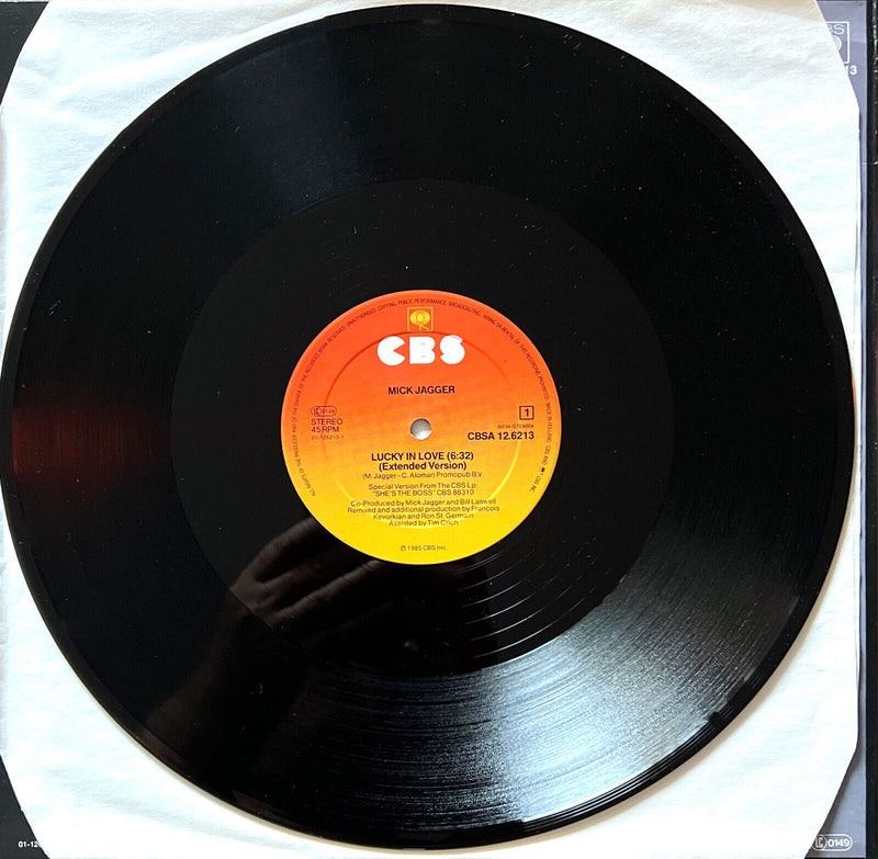 Mick Jagger 12" Lucky In Love (Extended Version)