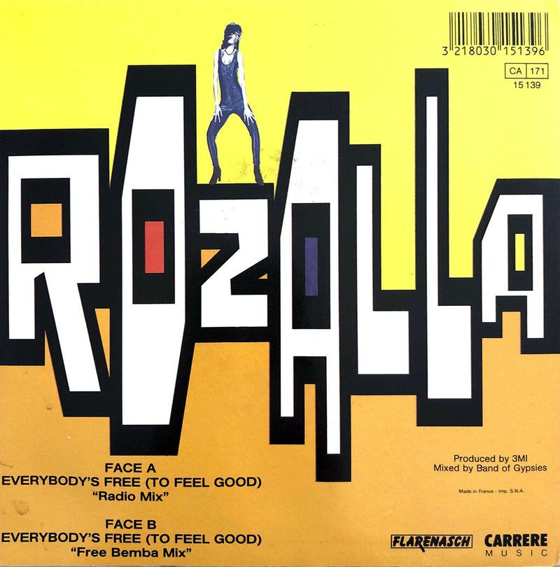 Rozalla 7" Everybody's Free (To Feel Good) - France (EX/EX)