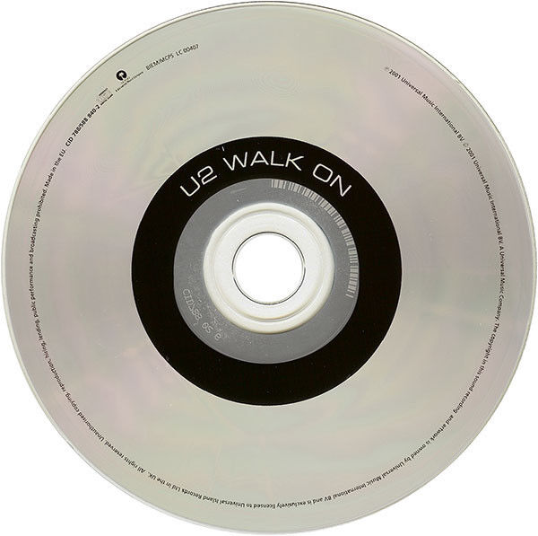 U2 ‎Maxi CD Walk On - Europe (M/EX+)