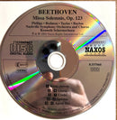Beethoven CD Missa Solemnis