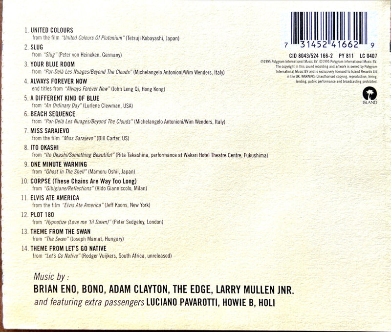 Passengers CD Original Soundtracks 1