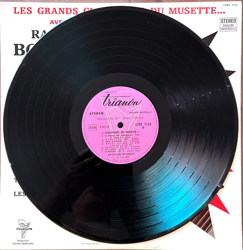 Raymond Boisserie LP Les grands classiques du musette avec Raymond Boisserie et