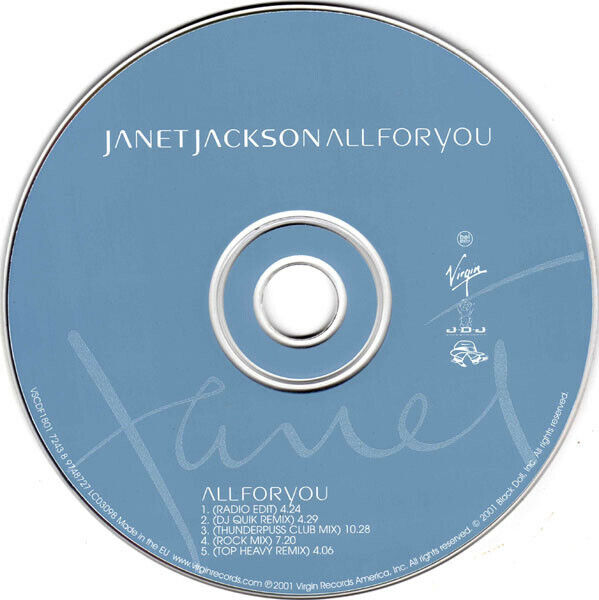 Janet Maxi CD All For You - Europe (EX+/M)