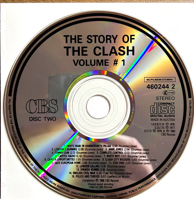 The Clash 2xCD The Story Of The Clash Volume 1
