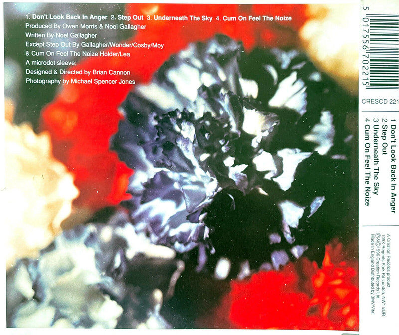 Oasis Maxi CD Don't Look Back In Anger - UK