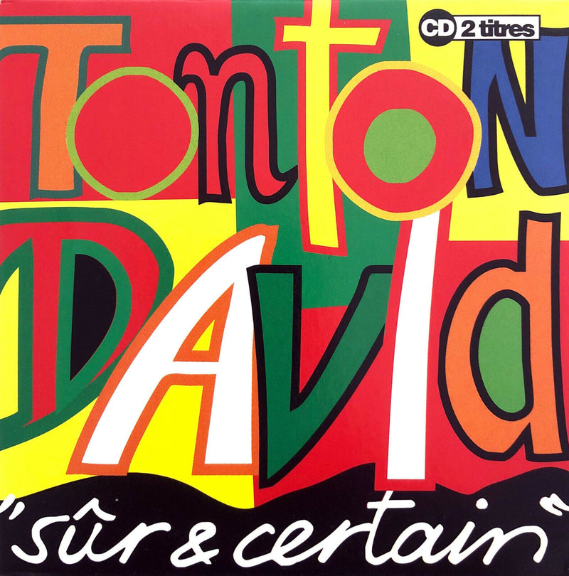 Tonton David ‎CD Single Sûr & Certain - France (EX+/M)