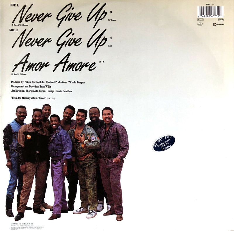 Kool & The Gang ‎12" Never Give Up - USA (VG/M)