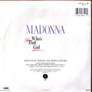 Madonna 7" Who's That Girl