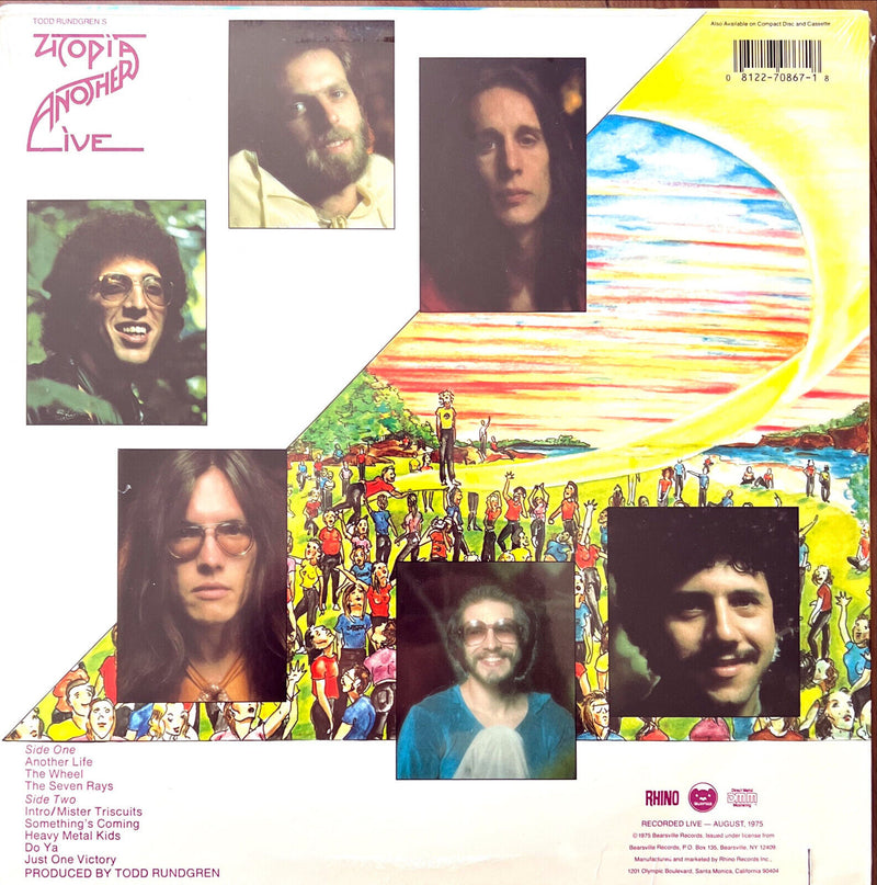 Todd Rundgren's Utopia LP Another Live
