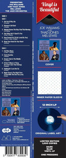 The Jazz Orchestra ‎LP Joe Williams And Thad Jones, Mel Lewis - Blue Vinyl