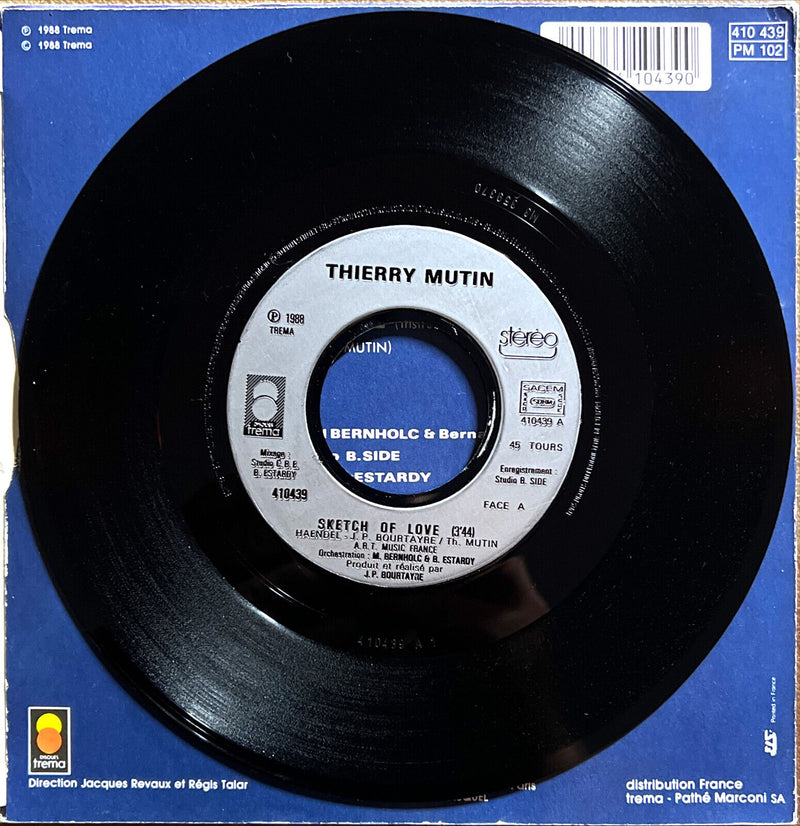 Thierry Mutin 7" Sketch Of Love - Adaptation De La Sarabande De Haendel