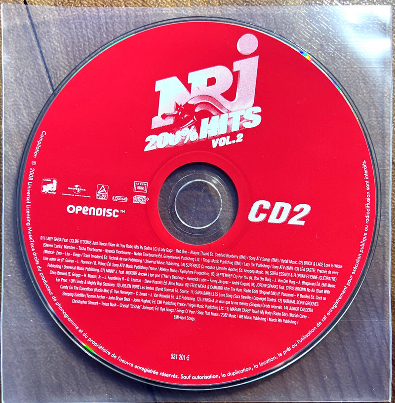 Various 2xCD NRJ 200% Hits 2008 Vol. 2