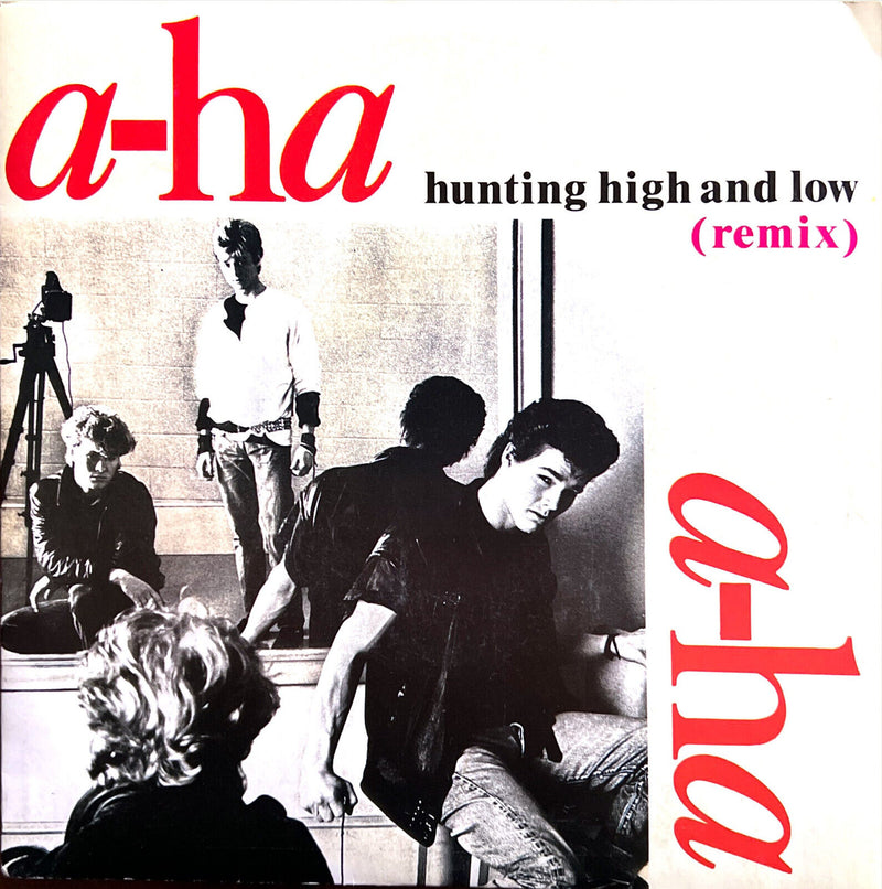 a-ha 7" Hunting High And Low (Remix) - France