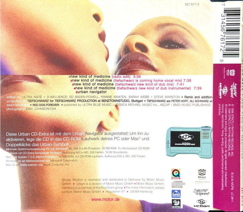 Ultra Naté ‎Maxi CD New Kind Of Medicine - Germany (EX+/EX+)