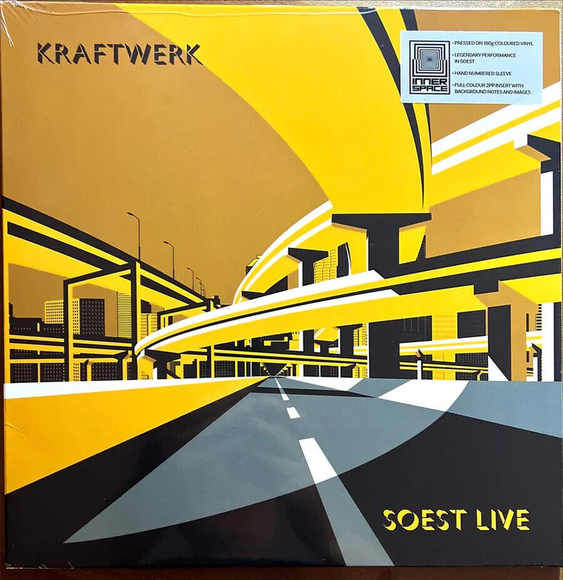Kraftwerk LP Soest Live - Limited Edition, Numbered, Yellow Vinyl 180gr