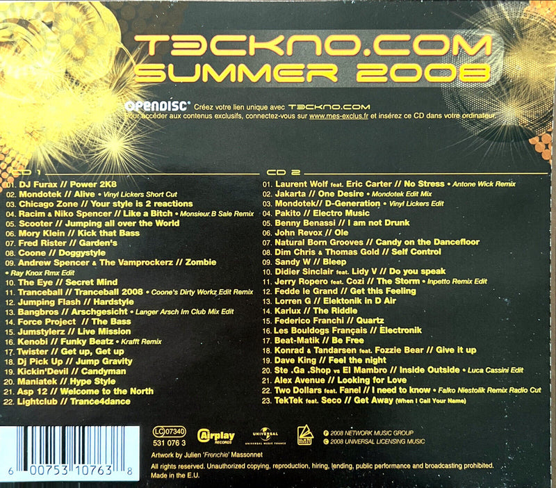 Various 2xCD Teckno.Com Summer 2008