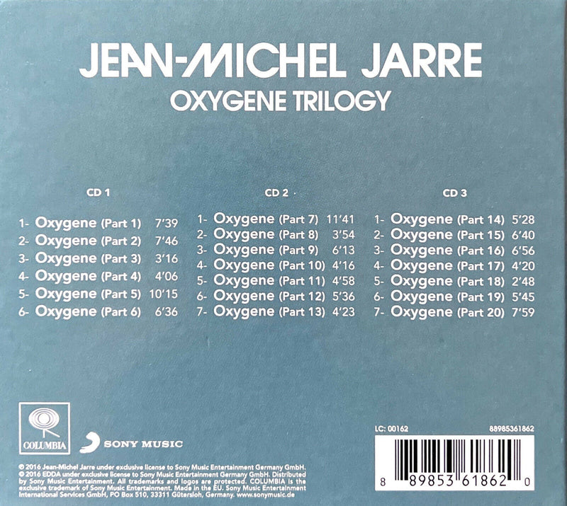 Jean-Michel 3xCD Jarre Oxygene Trilogy