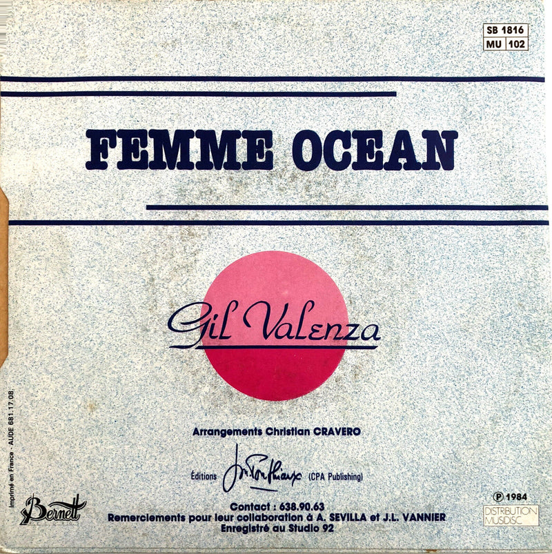 Gil Valenza 7" Que Dois-Je Dire A Nathalie (L'abandon) - France (VG+/EX)