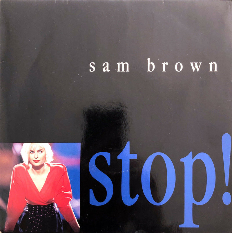 Sam Brown ‎7" Stop! - France (VG/EX)